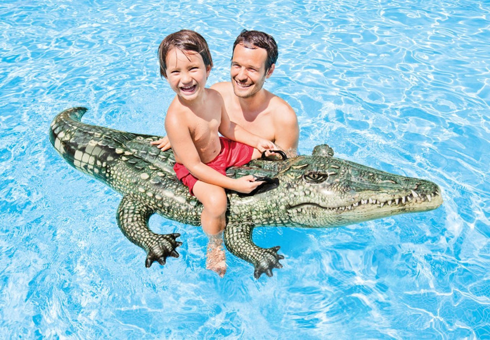 INTEX Realistic Gator Ride-On
